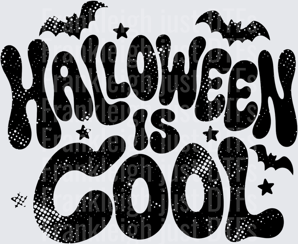 Halloween is Cool - black