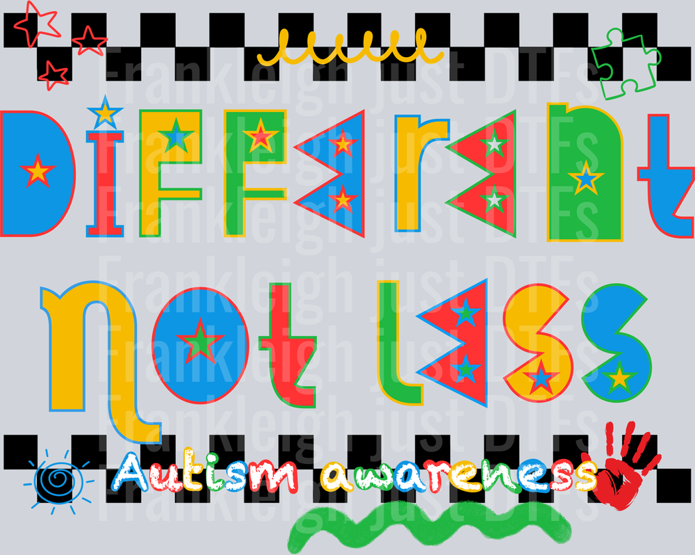 Different not less autism awareness
