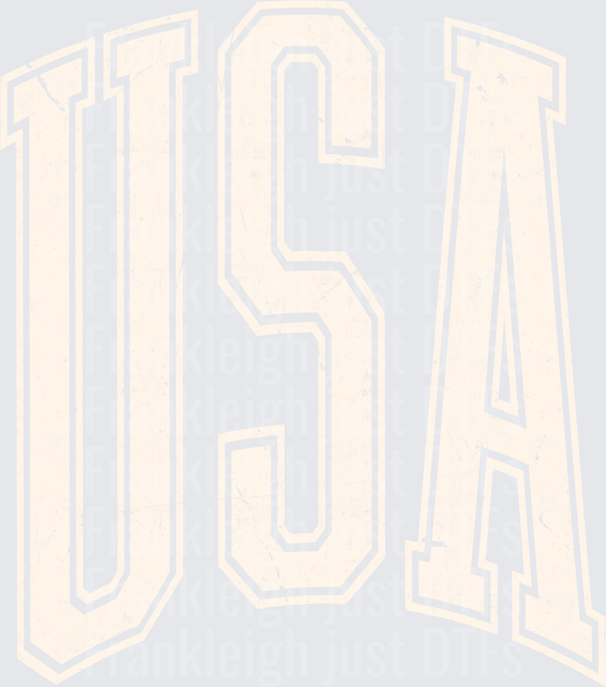 USA in white