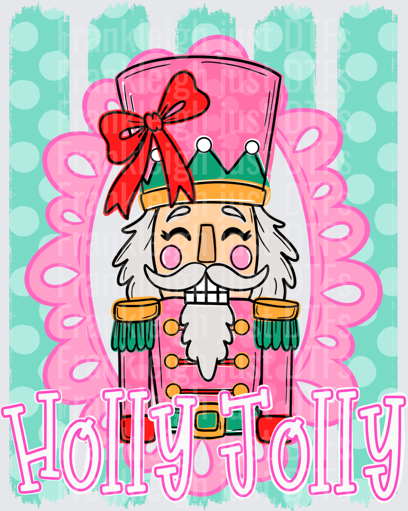 Holly Jolly nutcracker