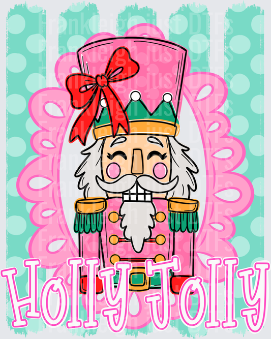Holly Jolly nutcracker