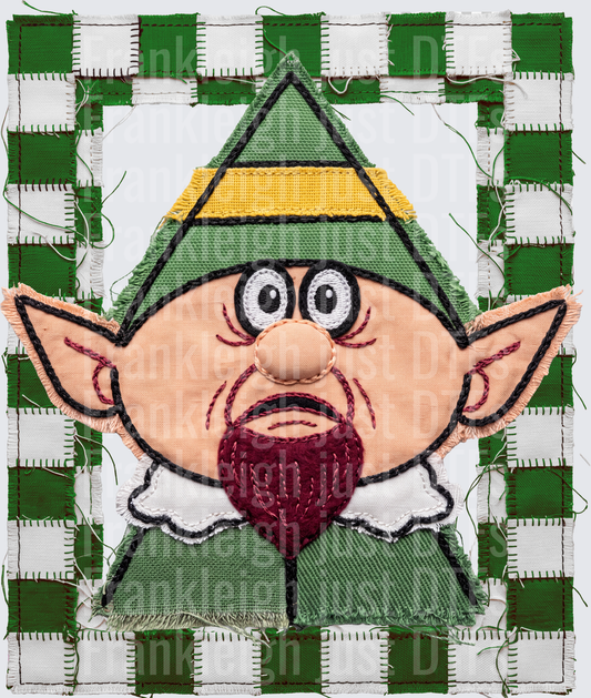 elf stitched border