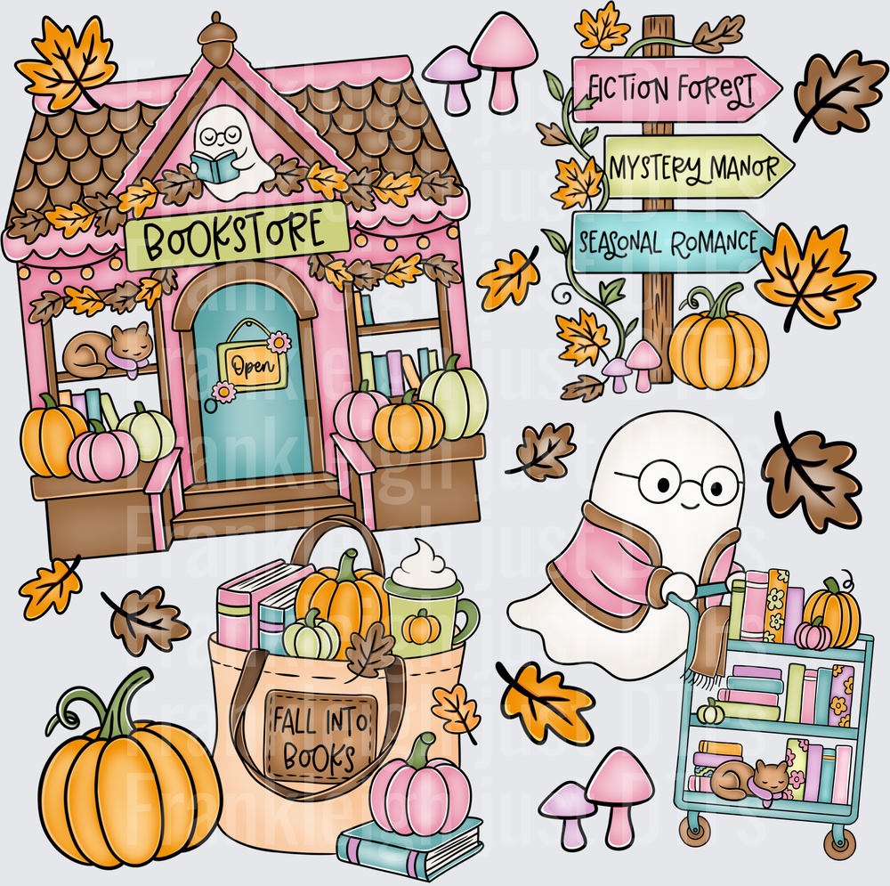 Fall Bookstore Collage