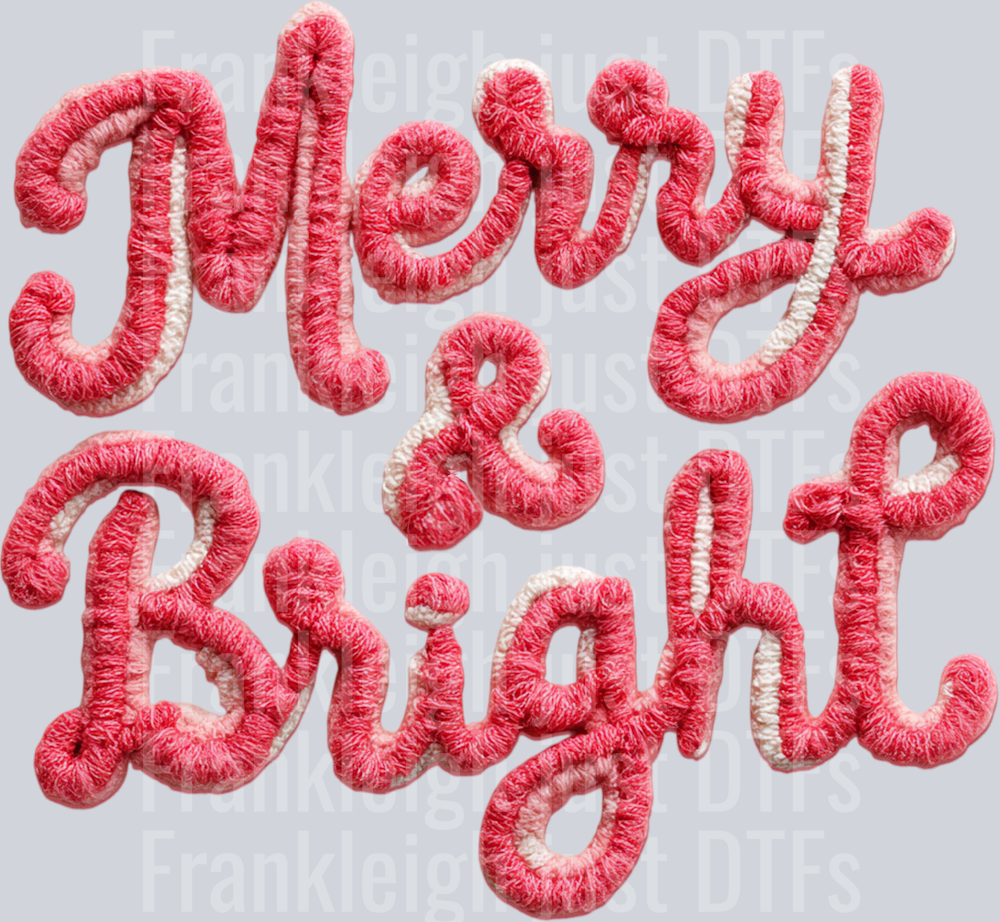 Merry and Bright latch hook yarn crochet