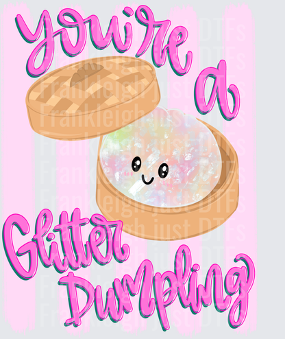 Pink Glitter Dumpling