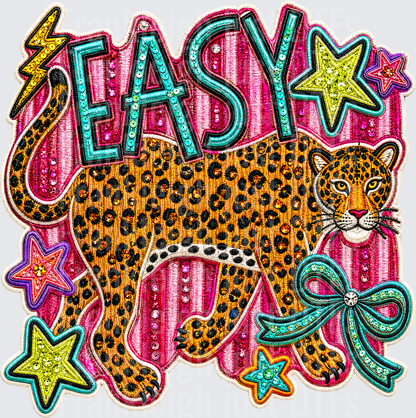 Easy tiger faux emb