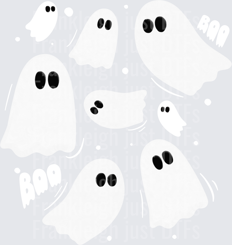 Boo Ghostie white & black