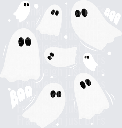 Boo Ghostie white & black