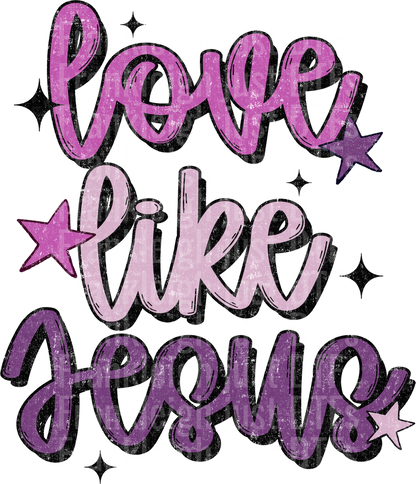 Love Like Jesus Purple