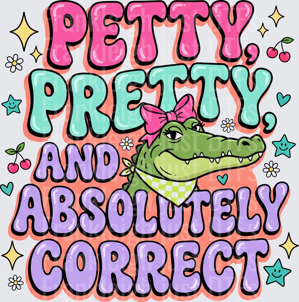 petty pretty correct