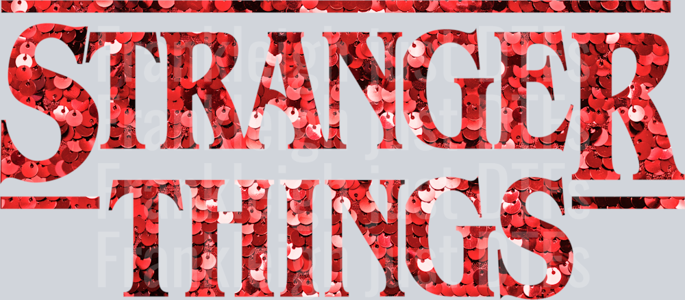Strange Things red sequins