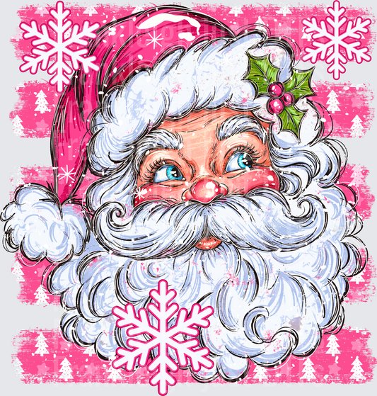 Santa Pink Stripes