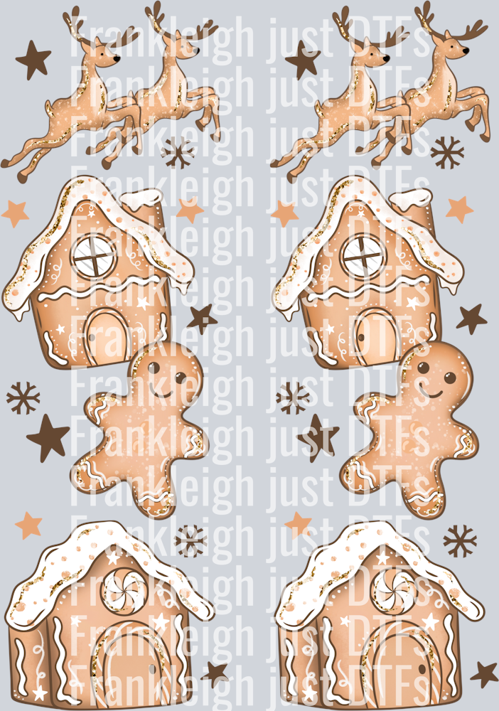 North Pole Gingerbread Sleeve_