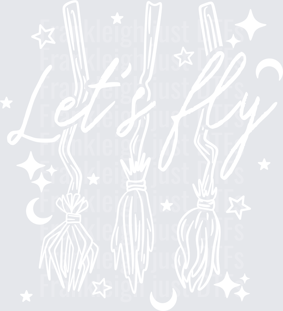 Let’s Fly Single Color White