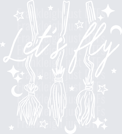 Let’s Fly Single Color White