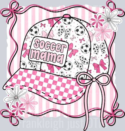 Pink Soccer Mama hat