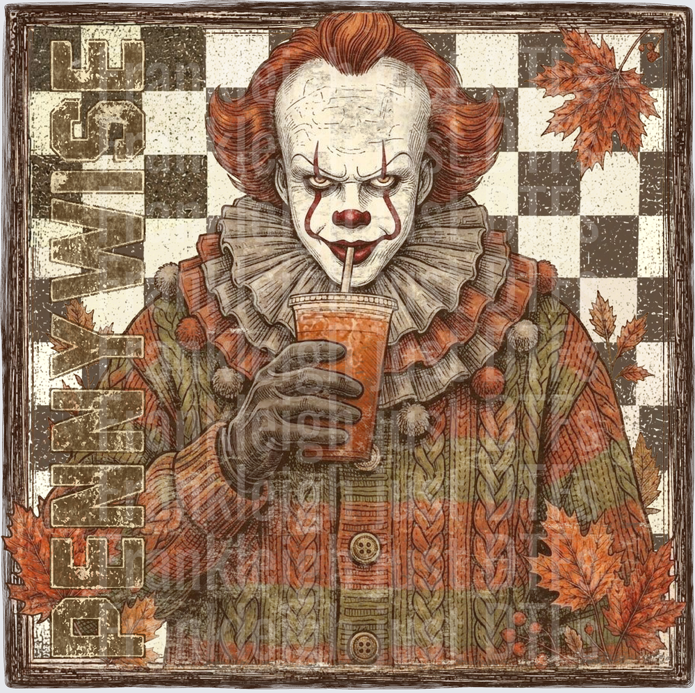 Vintage Fall Clown