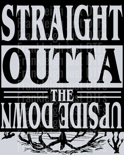 straight outta the upside down - black