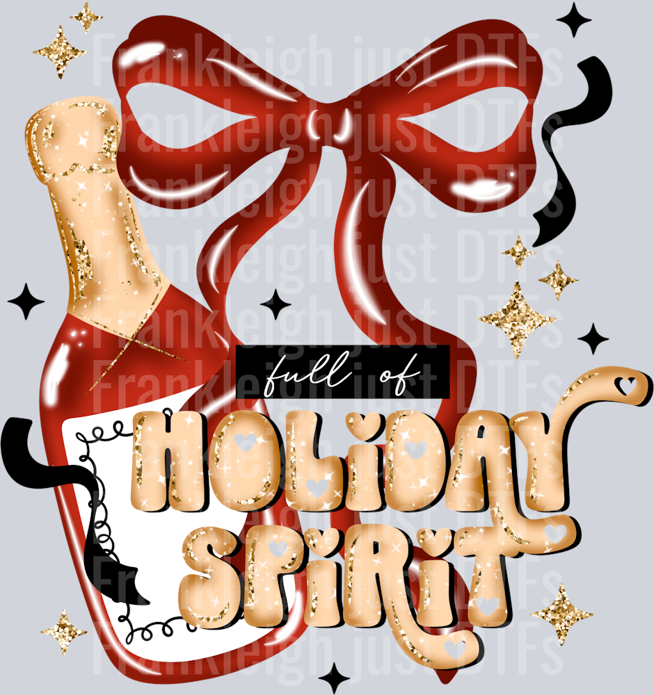 Full Of Holiday Spirit Red