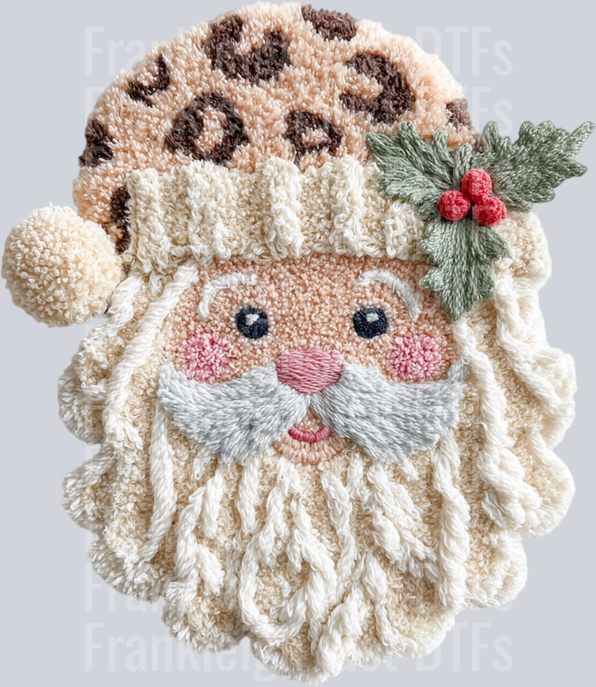 Cheetah Santa Faux Yarn