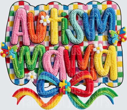 Autism Mama Faux Yarn