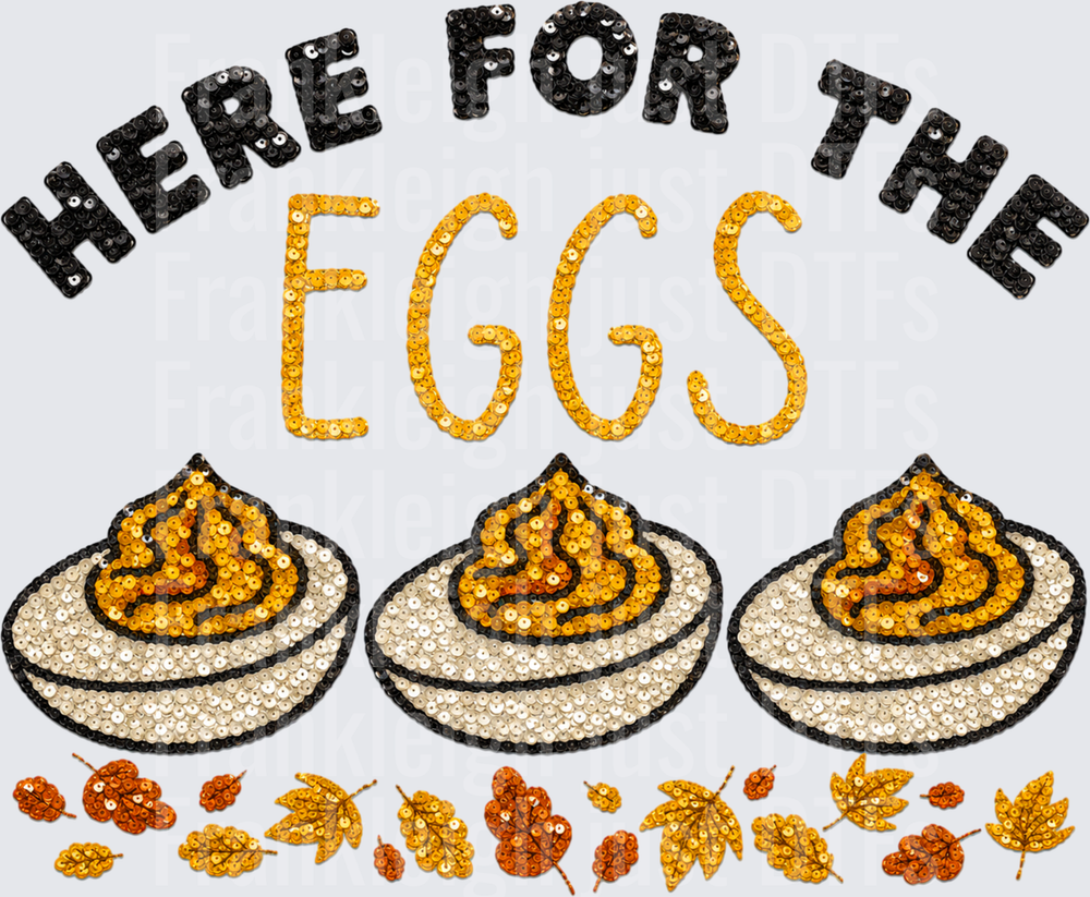 here for the eggs sequin