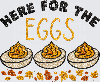 here for the eggs sequin