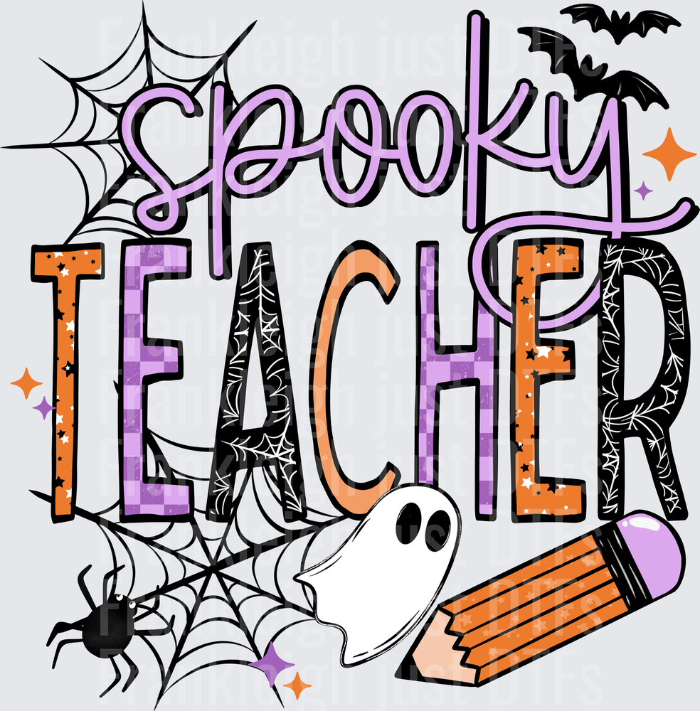 Spooky Teacher Black