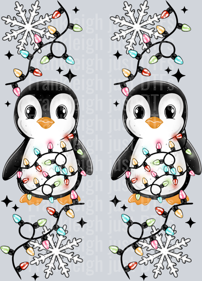 Penguins And Christmas Lights Sleeve