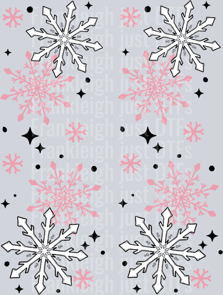 Pink Snowflake Sleeve