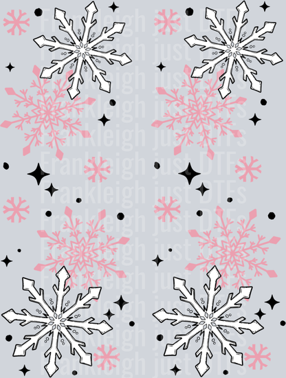 Pink Snowflake Sleeve