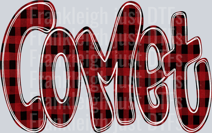 Comet Funky Doodle Buffalo Check