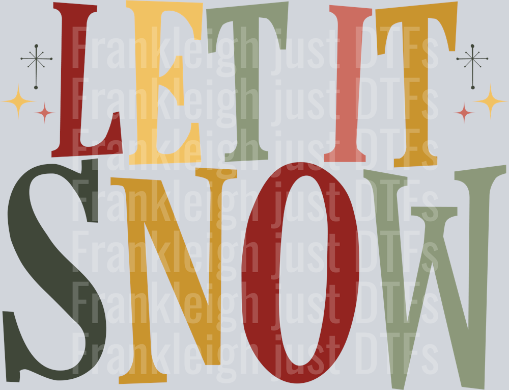Vintage Let It Snow