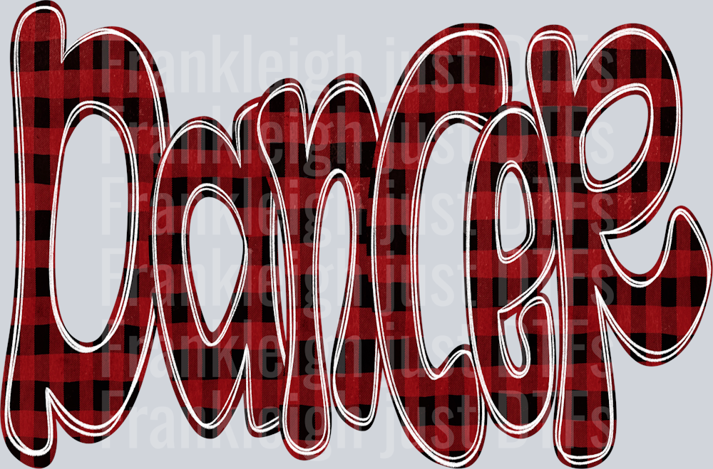 Dancer Funky Doodle Buffalo Check
