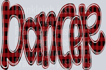 Dancer Funky Doodle Buffalo Check