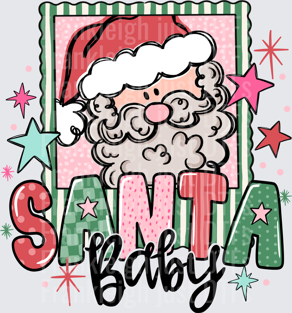 Santa baby Polaroid