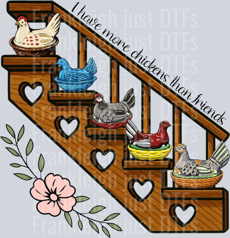 I have more chickens than friends