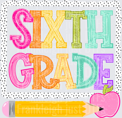 Sixth Grade Pencil