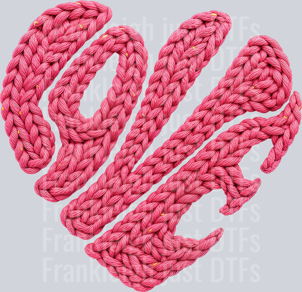 Faux Yarn Valentine Png Love
