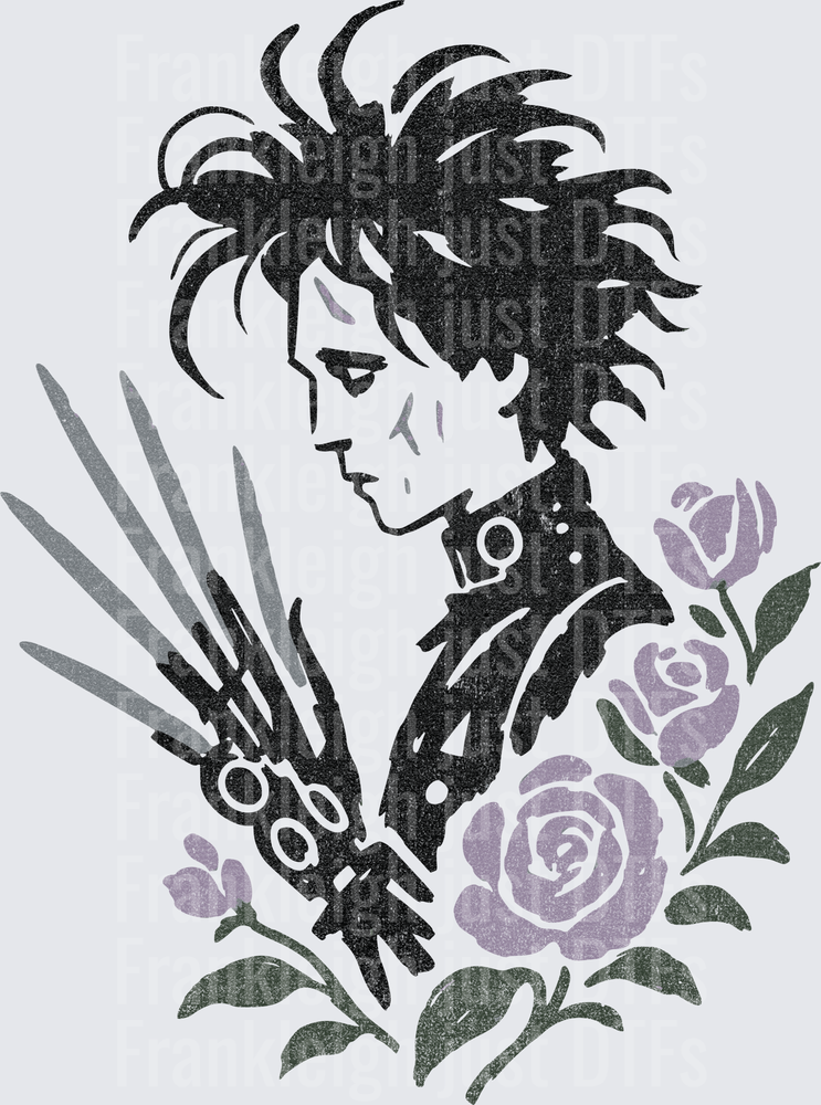 EDWARD SISSORHANDS  FLORALS DOODLE