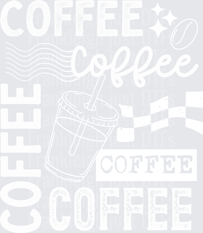 Coffee Collage White