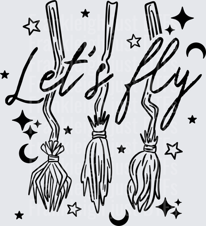 Let’s Fly Single Color Black