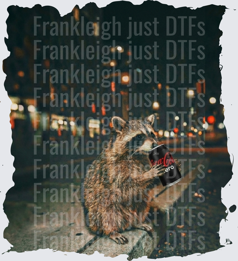 raccoon coke zero