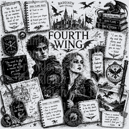 Fourth Wing Collage