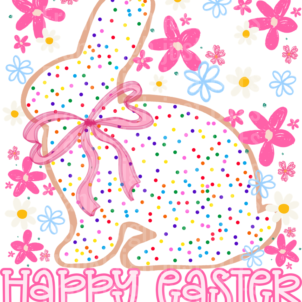 Animal cracker bunny happy Easter