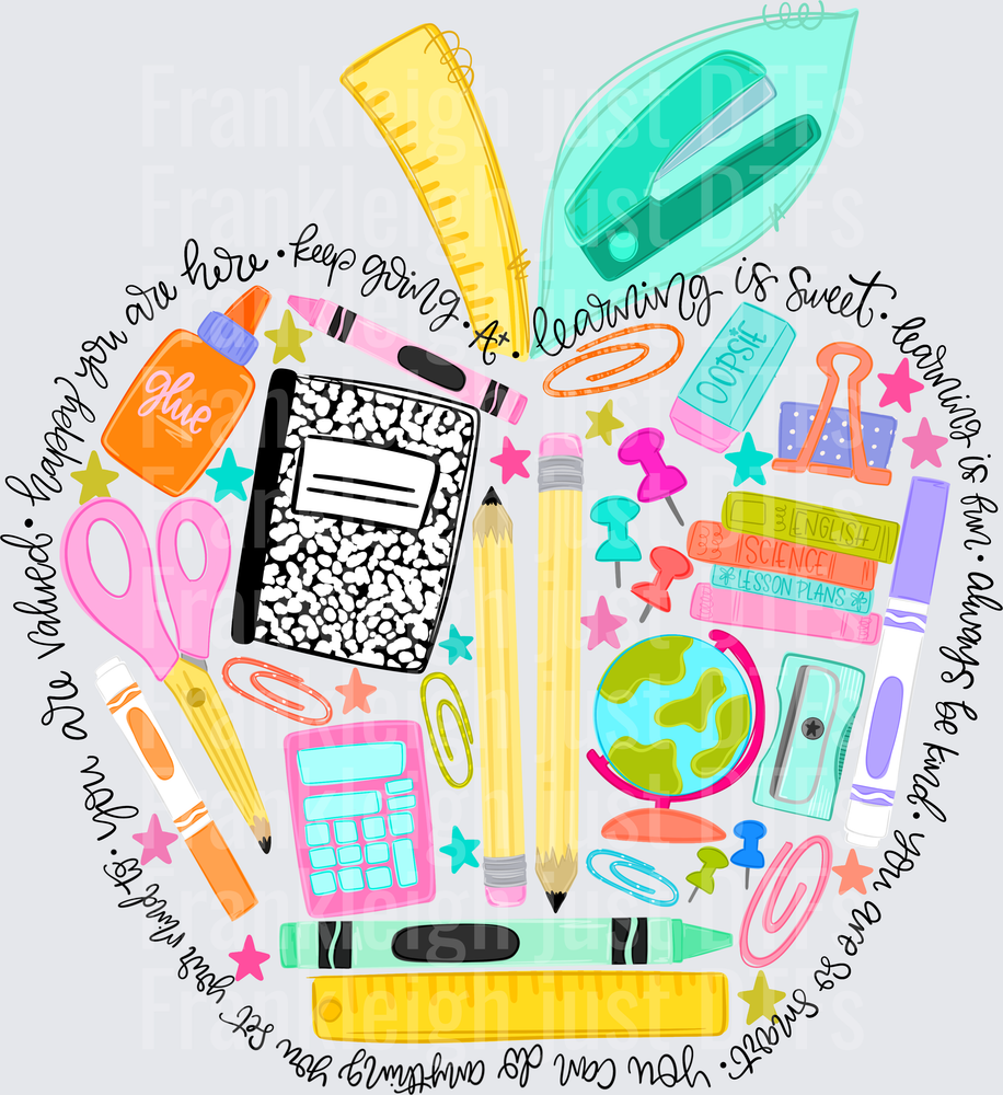 school supply apple