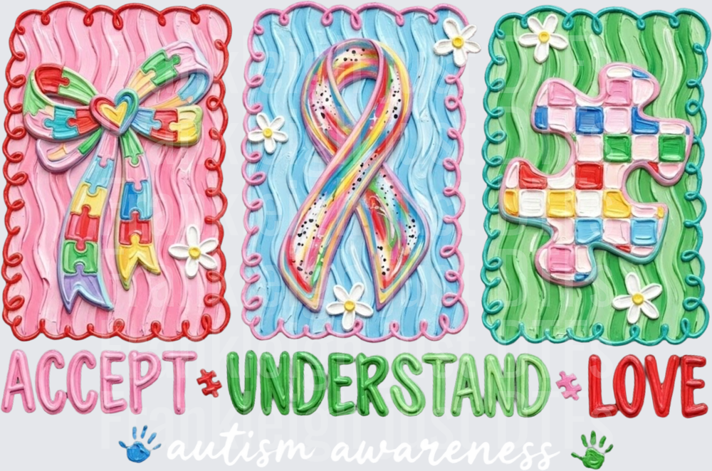 Accept Understand Love Autism Awareness
