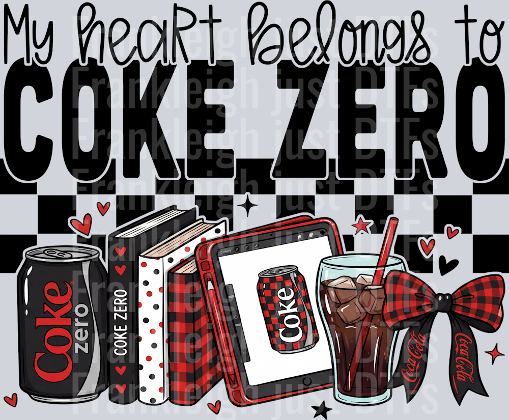 my heart belongs to coke zero