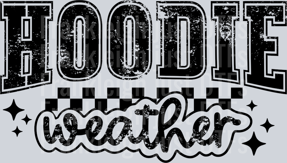 Hoodie weather single color black