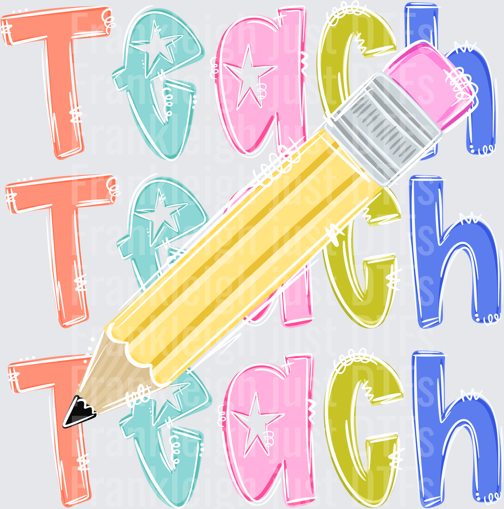 Teach no glitter